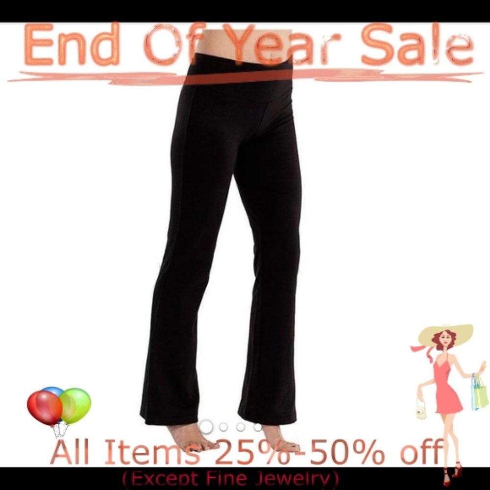 Marina Magic Black Yoga Pants Size M